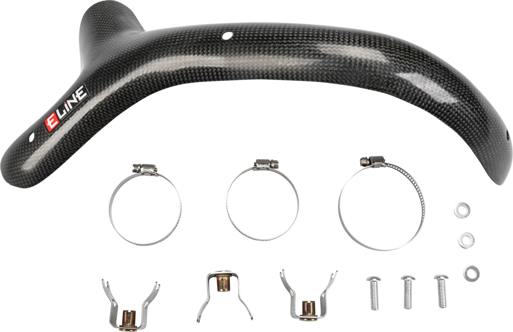 E-Line Accessories Carbon Fiber Heat Shields Hus/Ktm