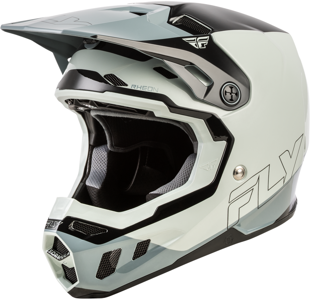 Fly Racing Formula CC Glide Helmet (2026) — Grey/Light Grey/Black