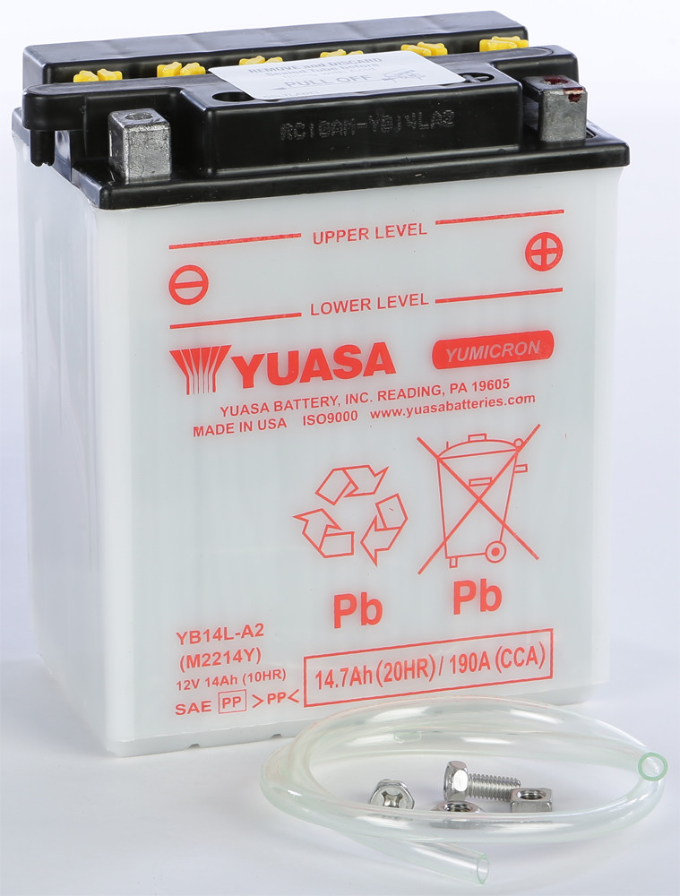 YUASA BATTERY YB14L-A2 CONVENTIONAL