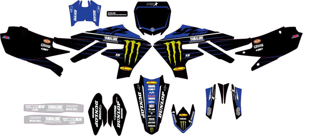 D-COR COMPLETE KIT 21 STAR BLACK BAG YAM