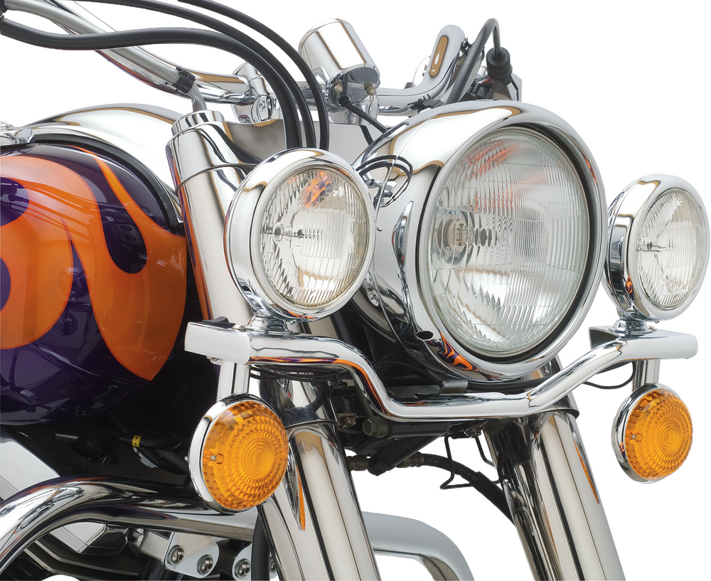 LIGHT BAR CHROME YAM V STAR 1100 CLASSIC 99-09