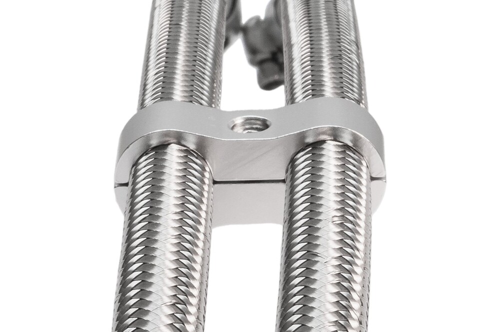 Jagg Hose Separator 3/8" Silver Anodized