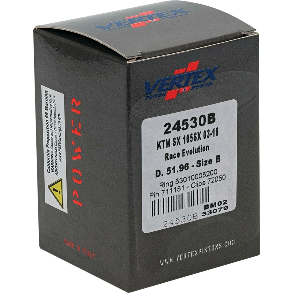 VERTEX PISTON KIT CAST RACE EVOLUTION 51.96/STROKER KTM