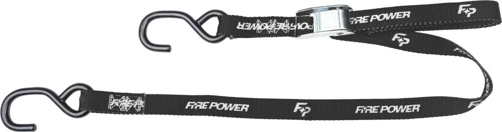 1" TIE-DOWN BLACK 2/PK