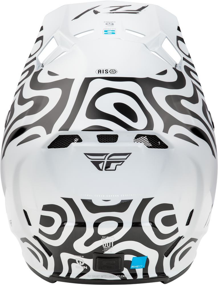 FLY RACING FORMULA S CARBN PROTOCOL VISOR BLACK CARBON/GREY/HI-VIS YL/SM