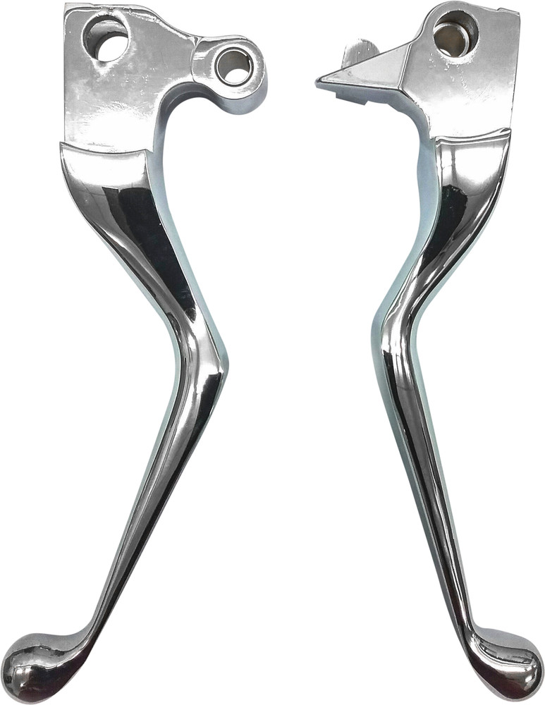 HARDDRIVE SMOOTH LEVER SET CHROME XL 04-06