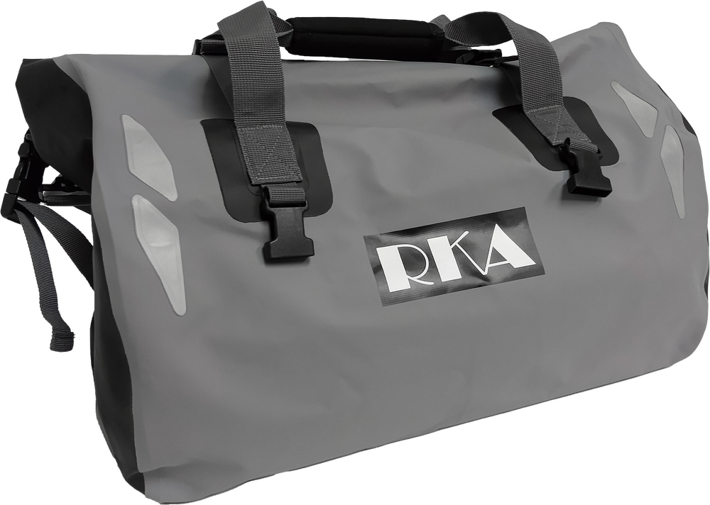 RUGGED MOTORCYCLE DUFFEL BAG WATERPROOF 30L BLACK/GREY