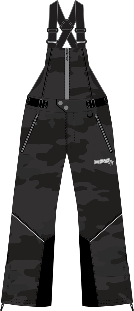 Dsg Craze 5.0 Bib — Charcoal Camo