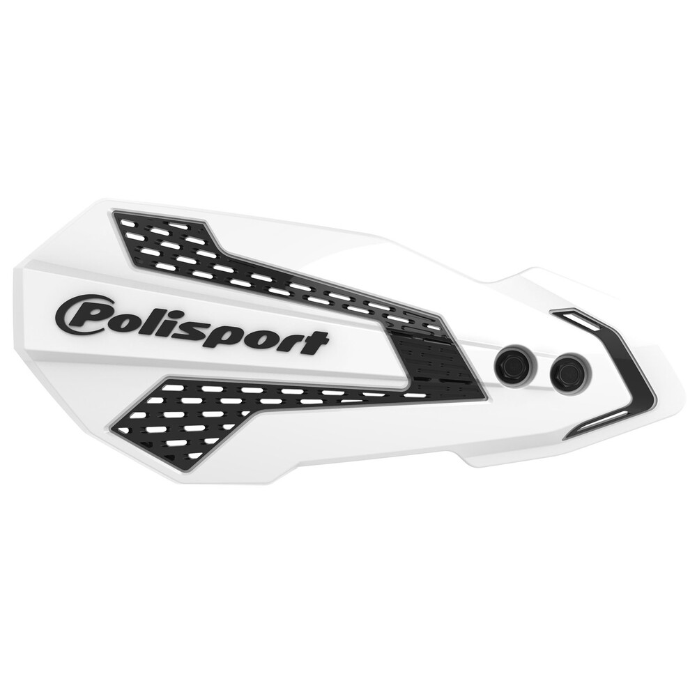 POLISPORT MX FLOW HANDGUARDS WHITE/BLACK