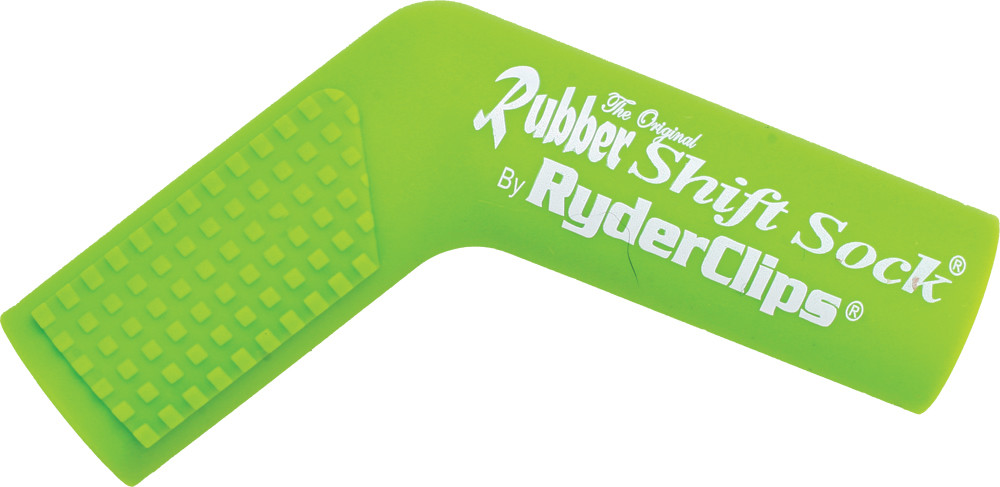RYDER CLIPS RUBBER SHIFT SOCK (GREEN)