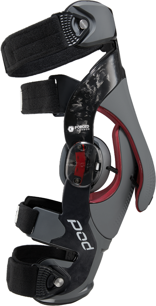 Pod K8 3.0 Protective Knee Brace Carbon - Right Only Brace For Knee Protection