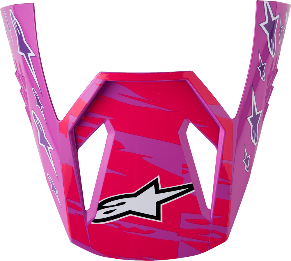 Alpinestars SM3 Falcon Helmet Visors (2027) — PURPLE/WHITE/BLACK/PINK FLUO