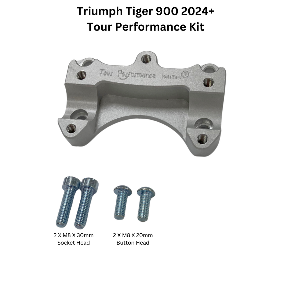 HeliBars Tour Performance Handlebar Risers Triumph Tiger 900 GT / GT Pro / Rally Pro 2024
