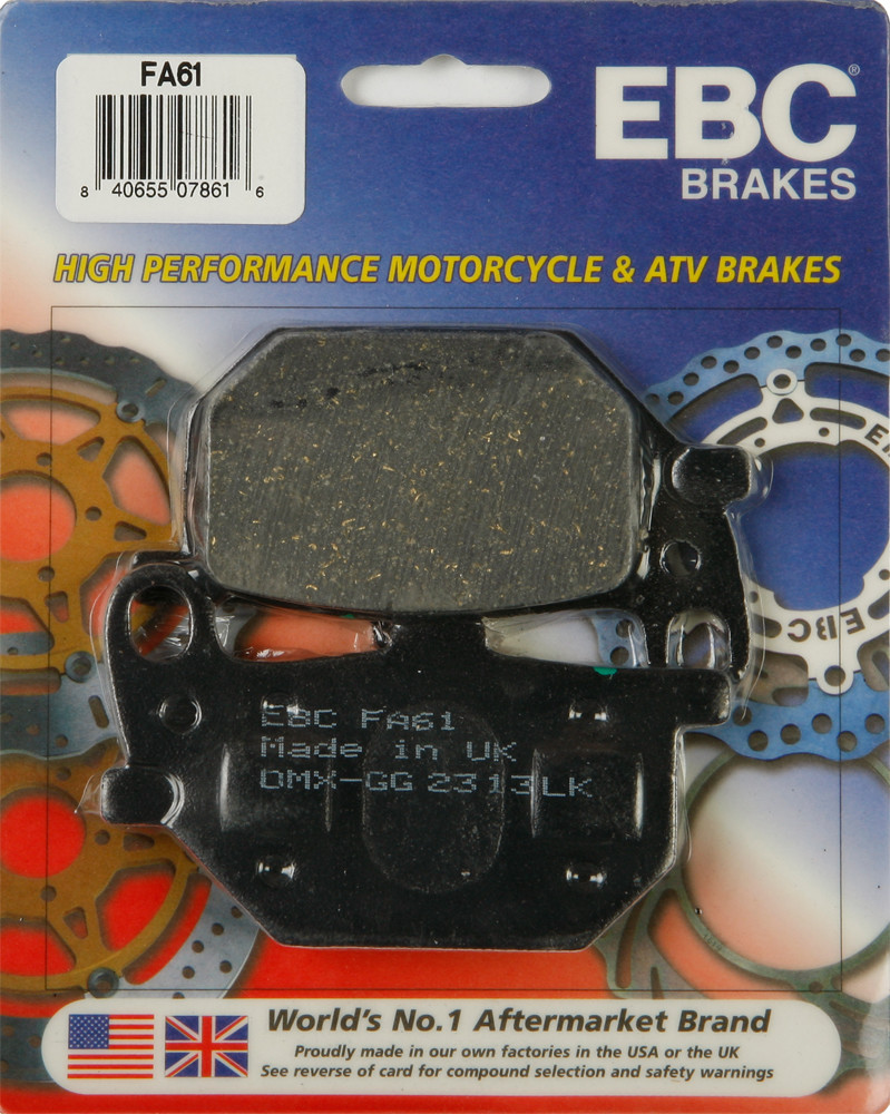 Organic Base "FA" Brake Pads