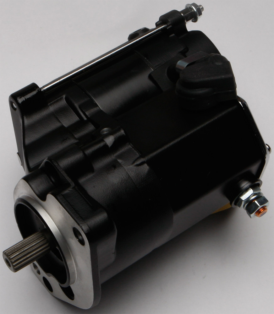 ALL BALLS BIG TWIN STARTER 1.7KW BLACK 10-32 SHAFT