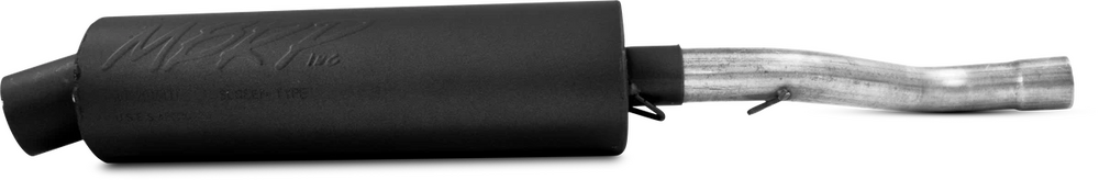 Mbrp Single Slip-On System W/ Utility Muffler Blk Kaw