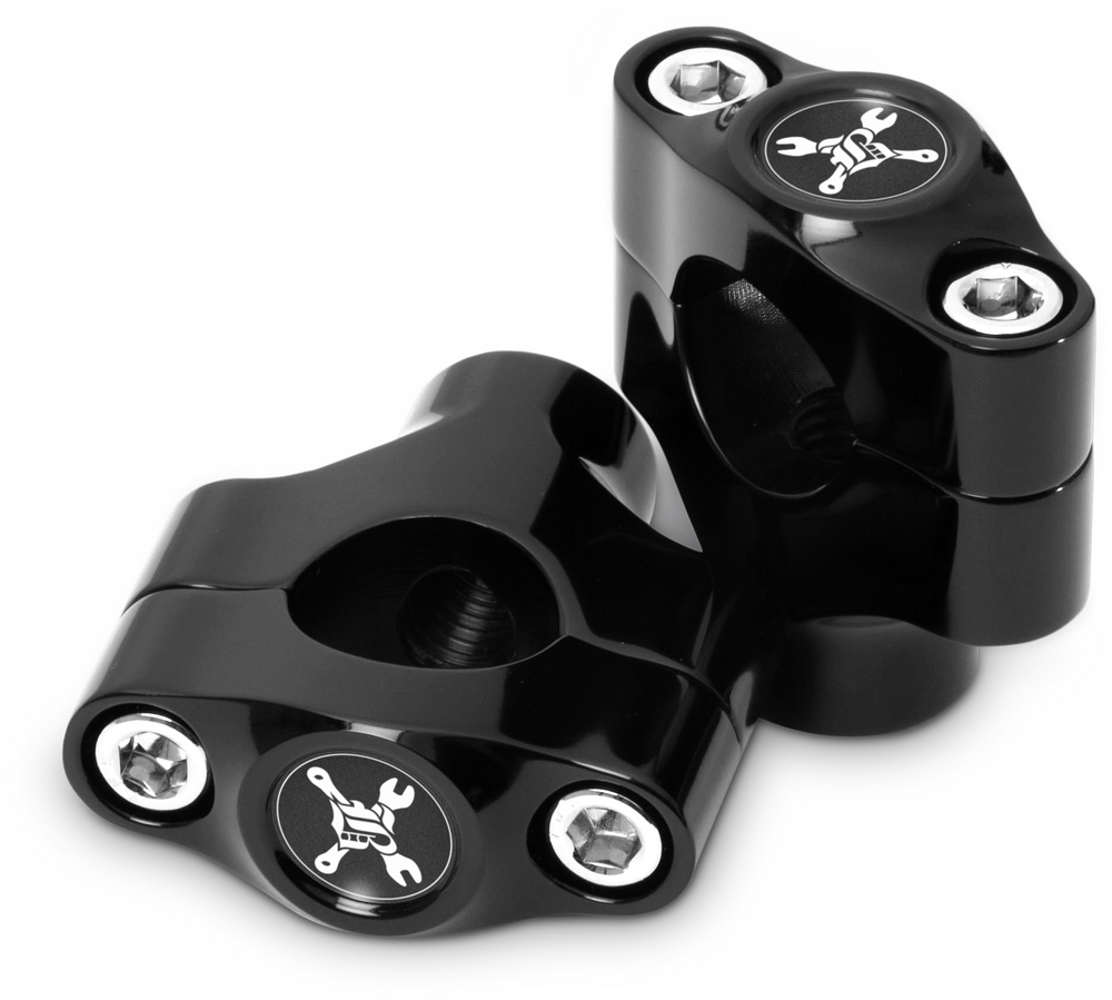 Burly Brand Hawk Risers Set — Black