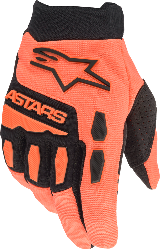 YOUTH & KIDS FULL BORE GLOVES ORANGE/BLACK Y2XS