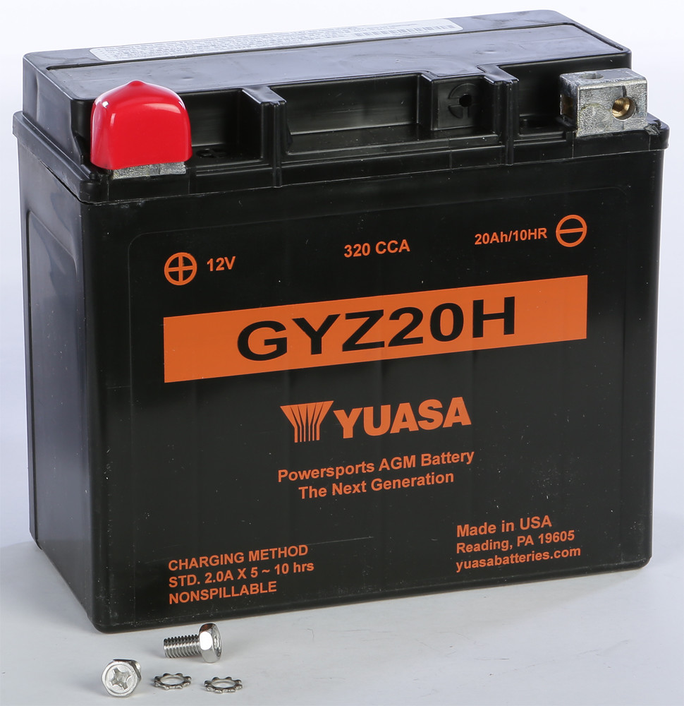 YUASA BATTERY GYZ20H SEALED FACTORY ACTIVATED
