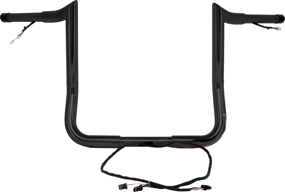 Baggernation 14" Monkey Bagger Bar Prewired Satin Black `14-23 Flh/Flt