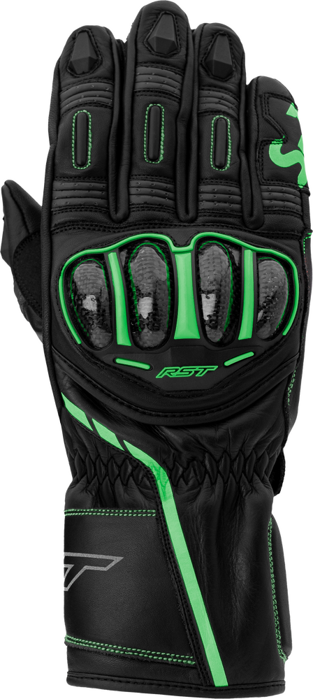 Rst S1 CE Glove — Black/Grey/Neon Green
