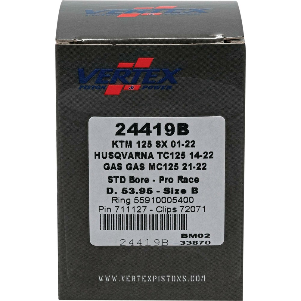 VERTEX PISTON KIT FORGED PRO RACE 53.95/STD GAS/HUSQ/KTM
