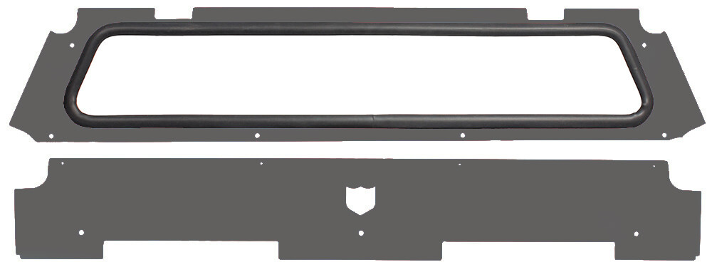 REAR WINDSHIELD STEALTH GREY