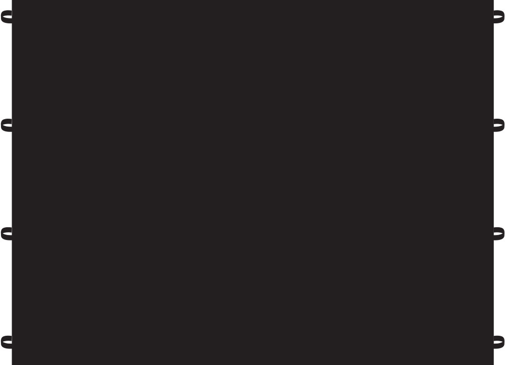 CANOPY FULL WALL BLACK 10'X10'