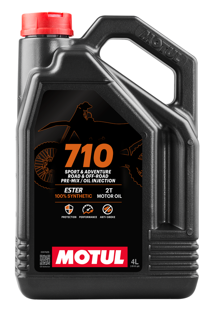 710 RACING PREMIX OIL 2T 4L 4/CASE