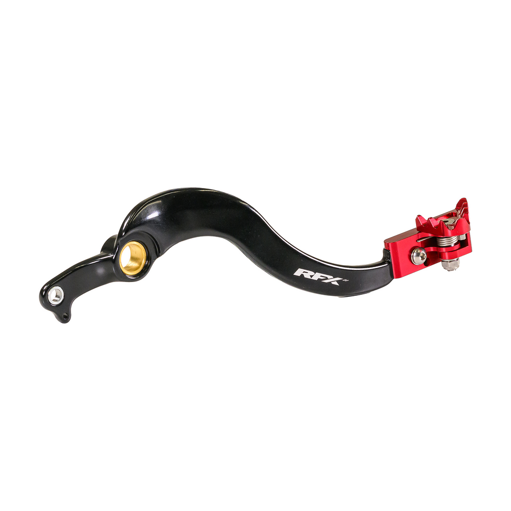 Rfx Rear Brake Pedal Red Folding-Tip Hon