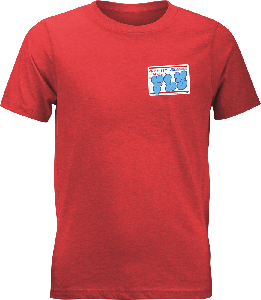 FLY RACING YOUTH FLY GRAFFITI TEE RED YS