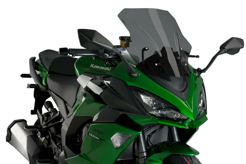PUIG WINDSCREEN RACING DARK SMOKE KAW