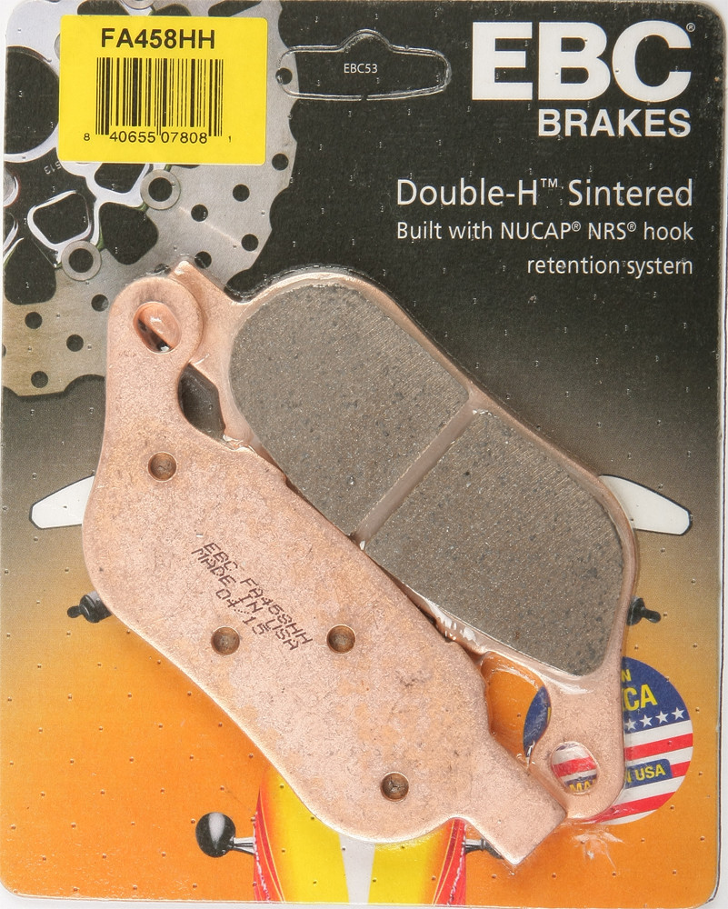 EBC FA458HH Sintered Rear Brake Pads For Harley Dyna / Softail 2008-2017