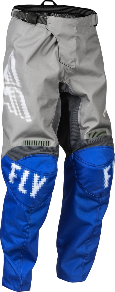YOUTH F-16 PANTS GREY/BLUE SZ 22