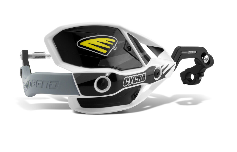 Cycra Crm Wrap Around Handguards 1-1/8" Clamp — White/Black