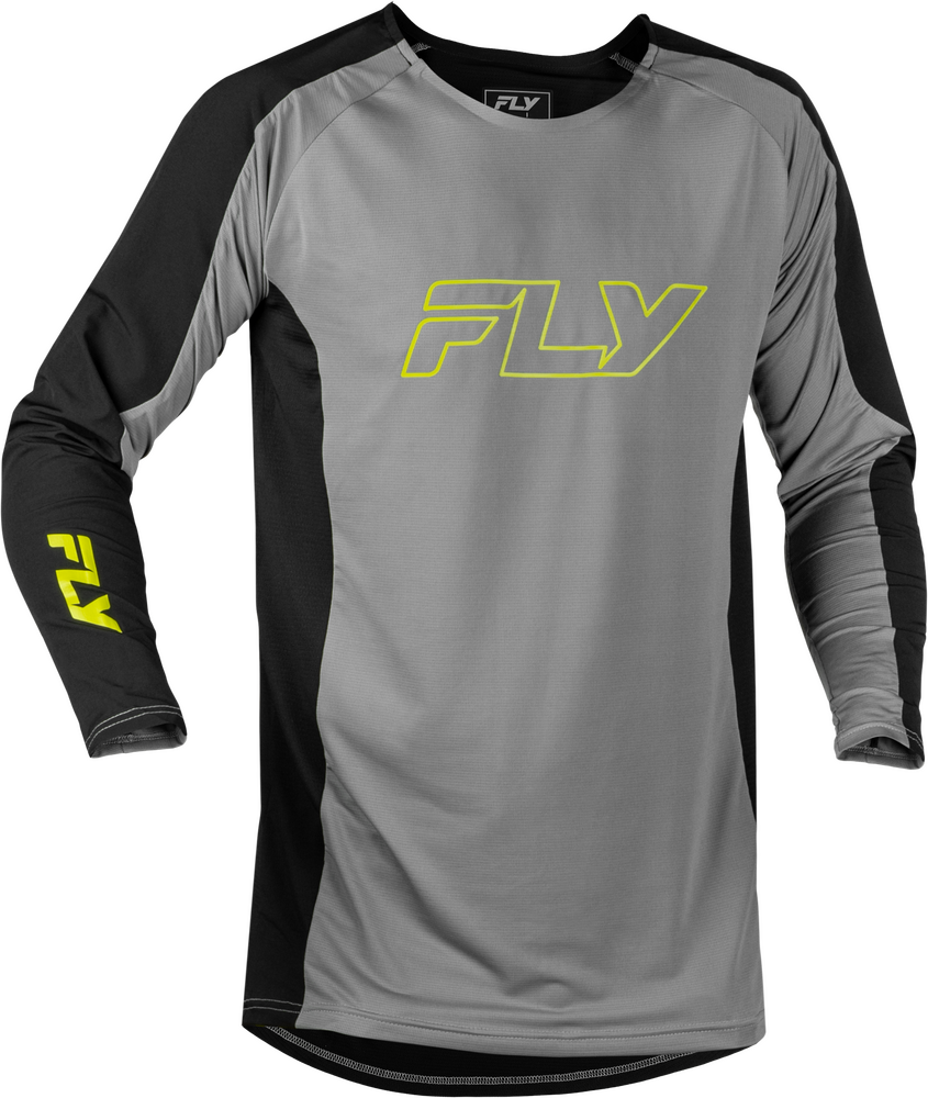 Fly Racing Patrol Elite Jersey (2027) — Grey/Black/Hi-Vis Yellow