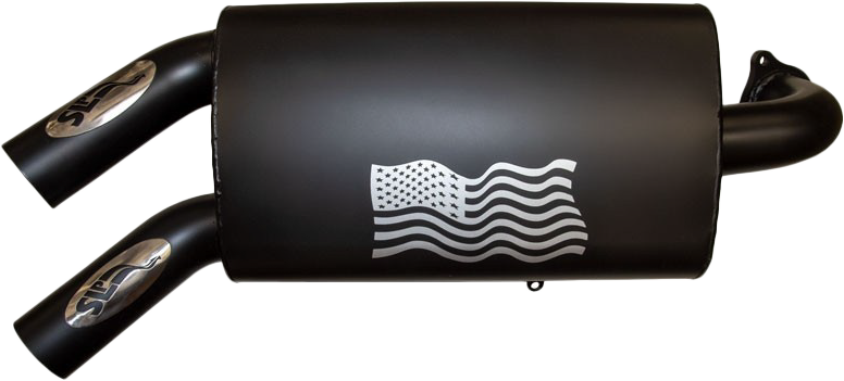 SLP PERFORMANCE SLIP-ON MUFFLER POL RZR