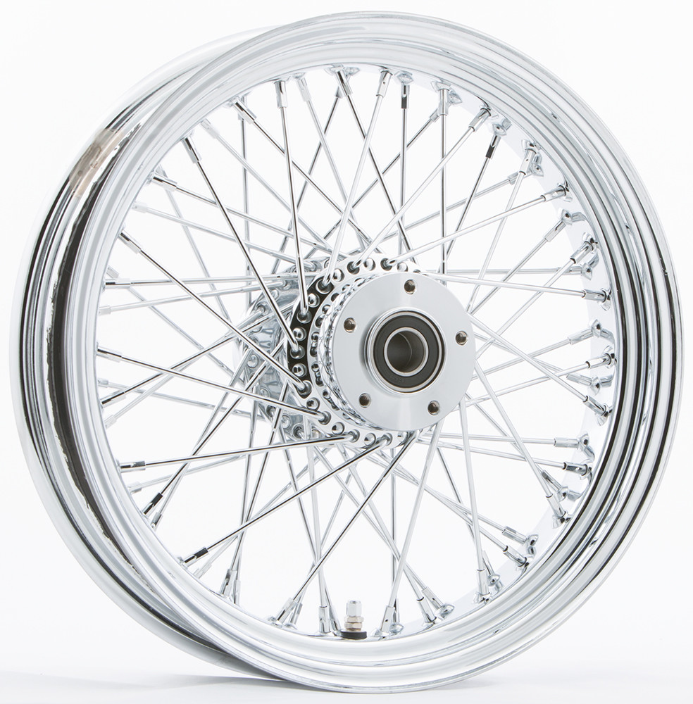 HARDDRIVE RR 60-SPK CHROME 16X3.5 BT/XL-HUB 1" AXL 00 LTR