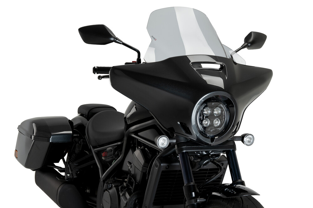 PUIG WINDSCREEN TOURING HIGH-ROAD SMOKE HON