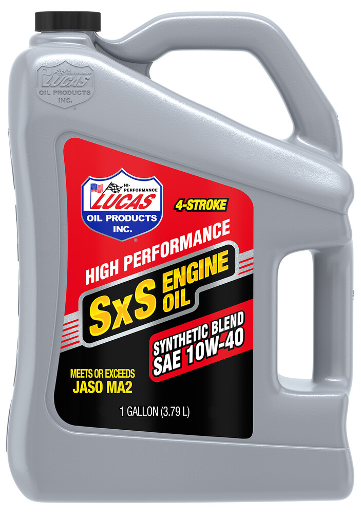 LUCAS SXS SEMI SYNTHETIC ENGINE OIL 10W40 1 GAL