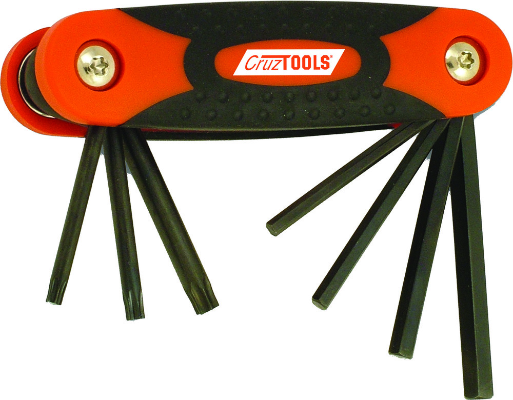 CRUZ TOOLS FOLDING HEX/TORX FOR H-D