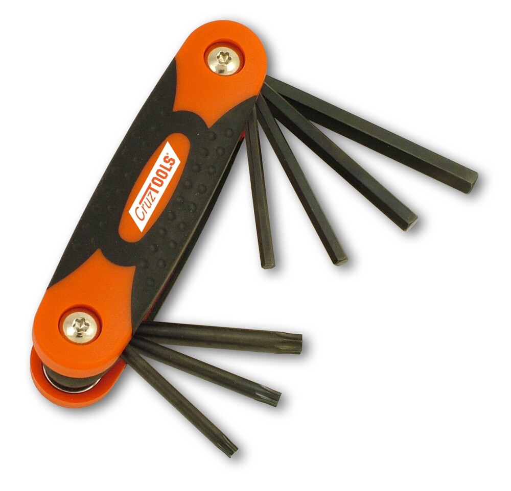 CRUZ TOOLS FOLDING HEX/TORX FOR H-D