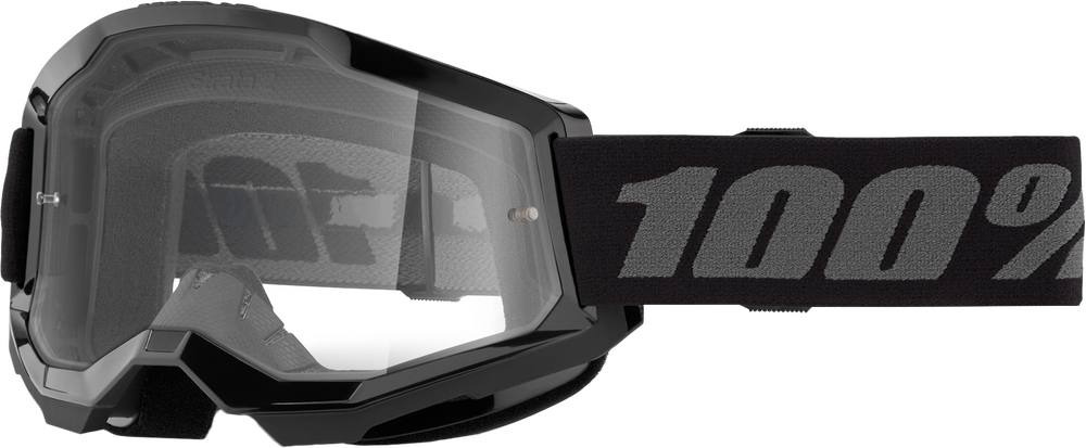 STRATA 2 GOGGLE BLACK CLEAR LENS