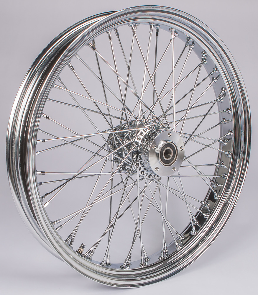 HARDDRIVE FR 60-SPK DD CHROME 23X3.5 WIDE-HUB 3/4" AXL 00 LTR