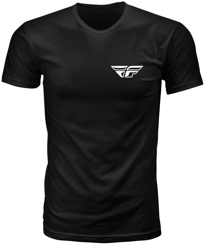 FLY STAPLE TEE BLACK LG
