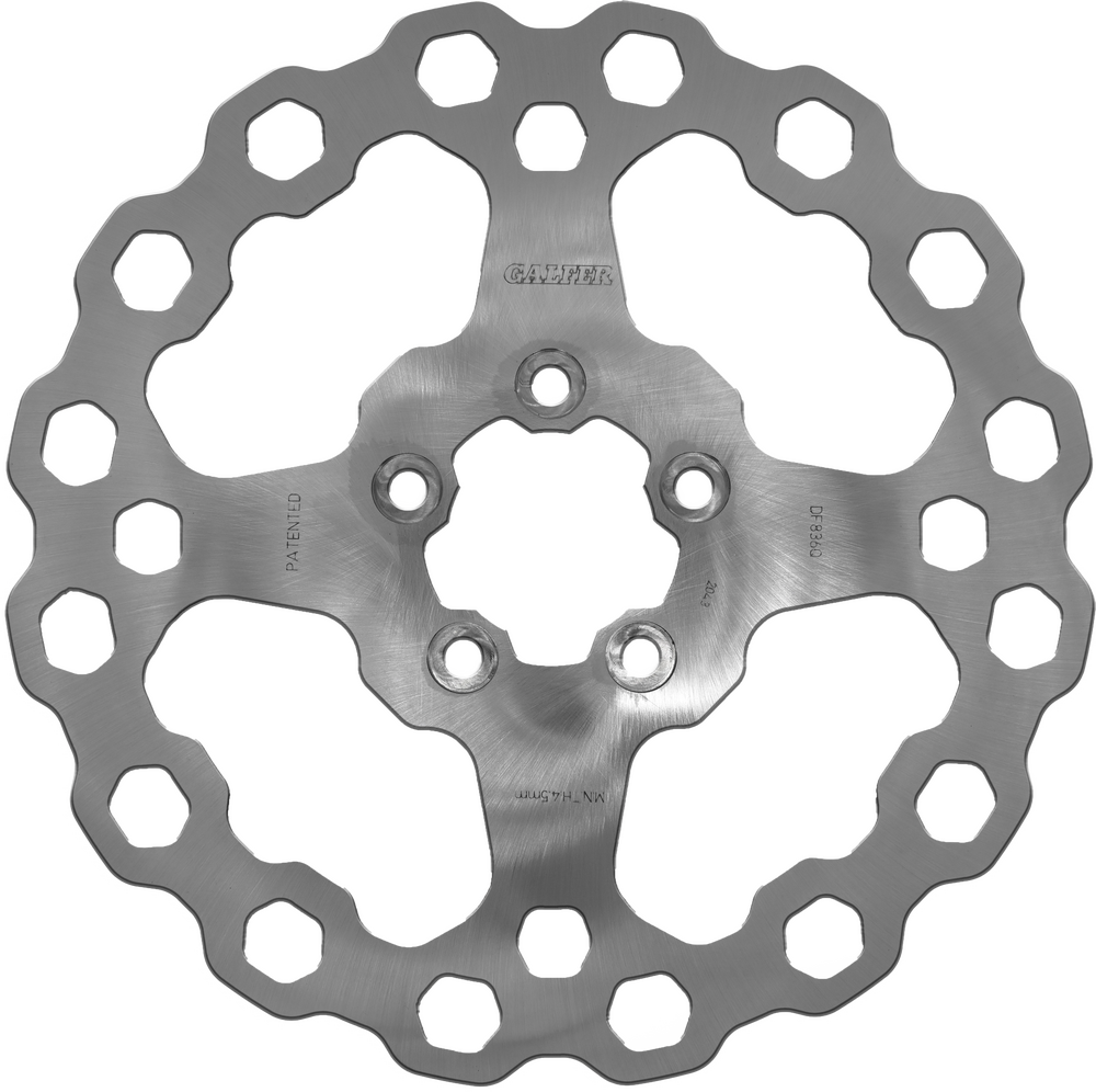 ROTOR 11.8" SOLID CUBIQ RR STAINLESS