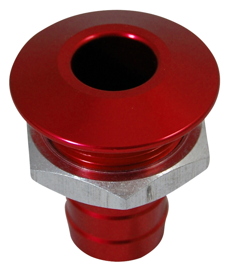 BLOWSION BILLET THRU-HULL WATER FITTING BILGE PUMP OUTLET RED