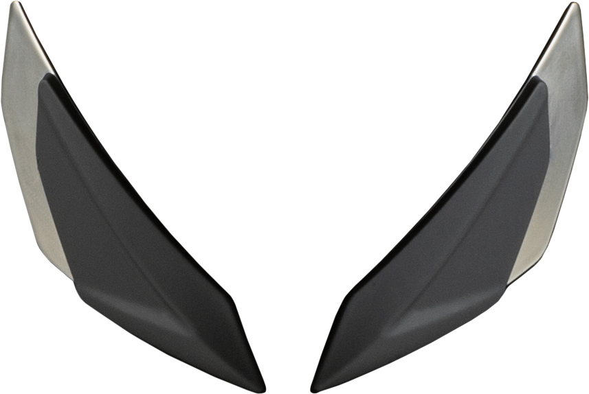 Fly Racing Sentinel Front Side Vents (2022) — Charcoal Chrome