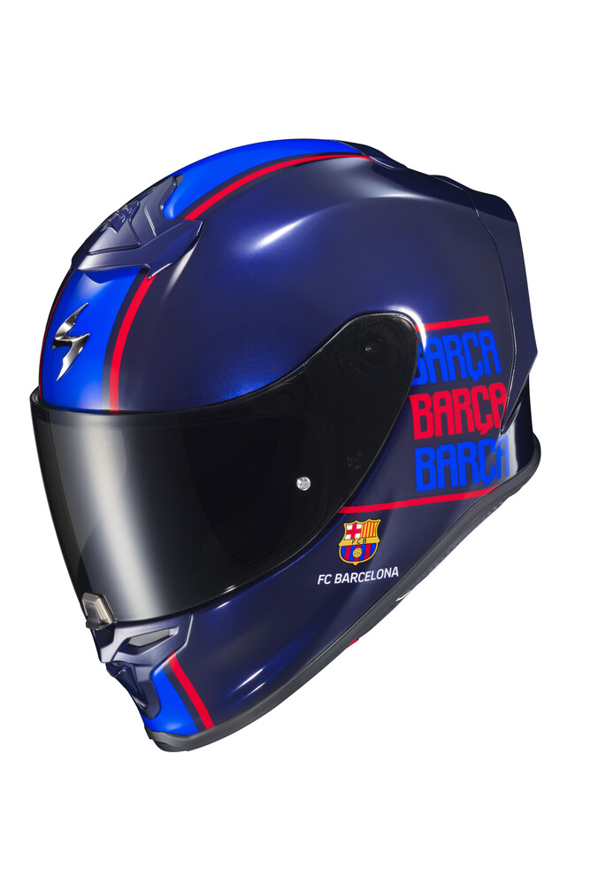 SCORPION EXO EXO-R1 AIR FULL FACE HELMET FC BARCELONA LG