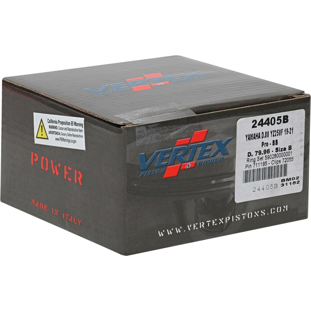 VERTEX PISTON KIT BB FORGED 79.96/+3.00 13.8:1 YAM